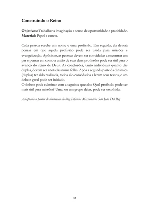 ALMANAQUE DO MOBILIZADOR MISSIONÁRIO – Mais de 1.000 páginas de recursos para ampliar a consciência missionária de sua igreja, grupo e família. — page 32