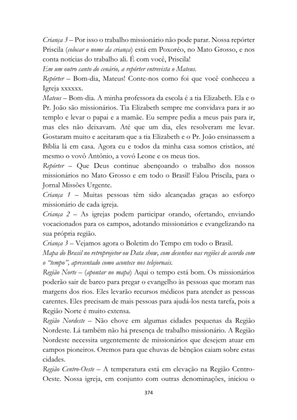 ALMANAQUE DO MOBILIZADOR MISSIONÁRIO – Mais de 1.000 páginas de recursos para ampliar a consciência missionária de sua igreja, grupo e família. — page 374