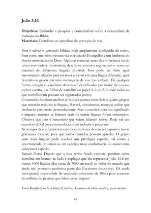 ALMANAQUE DO MOBILIZADOR MISSIONÁRIO – Mais de 1.000 páginas de recursos para ampliar a consciência missionária de sua igreja, grupo e família. — page 41