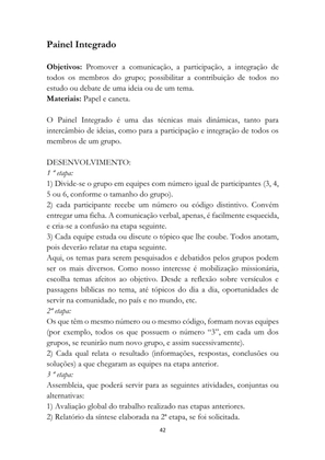 ALMANAQUE DO MOBILIZADOR MISSIONÁRIO – Mais de 1.000 páginas de recursos para ampliar a consciência missionária de sua igreja, grupo e família. — page 42
