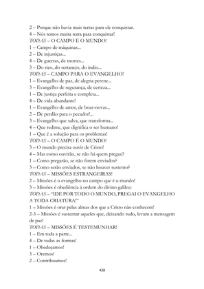 ALMANAQUE DO MOBILIZADOR MISSIONÁRIO – Mais de 1.000 páginas de recursos para ampliar a consciência missionária de sua igreja, grupo e família. — page 428