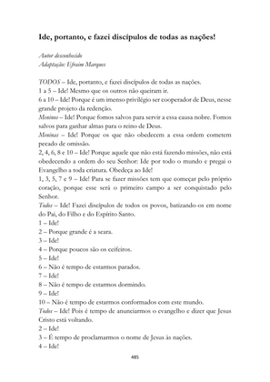 ALMANAQUE DO MOBILIZADOR MISSIONÁRIO – Mais de 1.000 páginas de recursos para ampliar a consciência missionária de sua igreja, grupo e família. — page 485