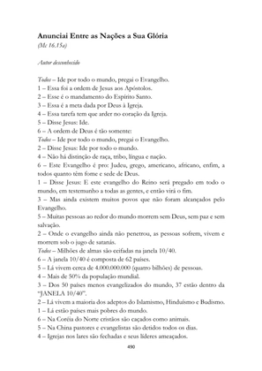 ALMANAQUE DO MOBILIZADOR MISSIONÁRIO – Mais de 1.000 páginas de recursos para ampliar a consciência missionária de sua igreja, grupo e família. — page 490