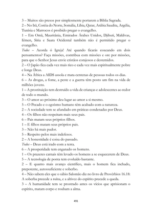 ALMANAQUE DO MOBILIZADOR MISSIONÁRIO – Mais de 1.000 páginas de recursos para ampliar a consciência missionária de sua igreja, grupo e família. — page 491