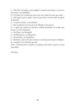 ALMANAQUE DO MOBILIZADOR MISSIONÁRIO – Mais de 1.000 páginas de recursos para ampliar a consciência missionária de sua igreja, grupo e família. — page 500