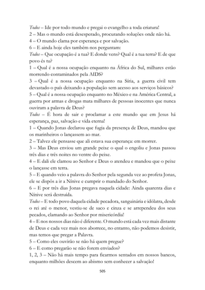 ALMANAQUE DO MOBILIZADOR MISSIONÁRIO – Mais de 1.000 páginas de recursos para ampliar a consciência missionária de sua igreja, grupo e família. — page 505