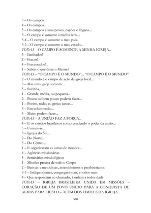 ALMANAQUE DO MOBILIZADOR MISSIONÁRIO – Mais de 1.000 páginas de recursos para ampliar a consciência missionária de sua igreja, grupo e família. — page 530