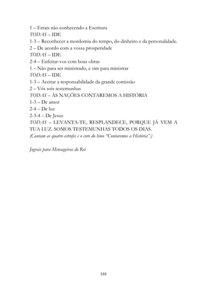 ALMANAQUE DO MOBILIZADOR MISSIONÁRIO – Mais de 1.000 páginas de recursos para ampliar a consciência missionária de sua igreja, grupo e família. — page 533