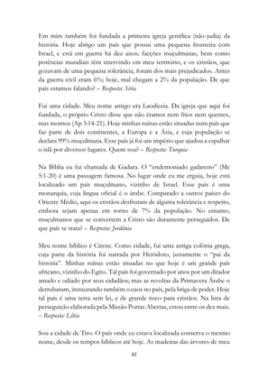 ALMANAQUE DO MOBILIZADOR MISSIONÁRIO – Mais de 1.000 páginas de recursos para ampliar a consciência missionária de sua igreja, grupo e família. — page 62