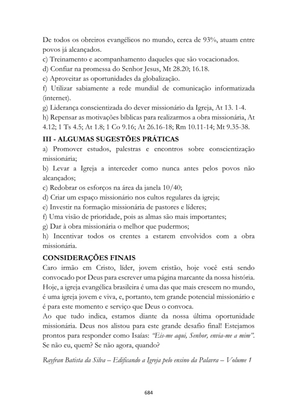 ALMANAQUE DO MOBILIZADOR MISSIONÁRIO – Mais de 1.000 páginas de recursos para ampliar a consciência missionária de sua igreja, grupo e família. — page 684