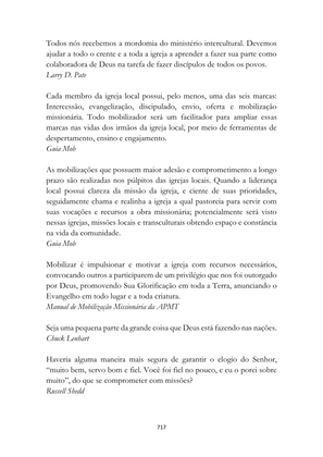 ALMANAQUE DO MOBILIZADOR MISSIONÁRIO – Mais de 1.000 páginas de recursos para ampliar a consciência missionária de sua igreja, grupo e família. — page 717