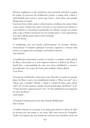 ALMANAQUE DO MOBILIZADOR MISSIONÁRIO – Mais de 1.000 páginas de recursos para ampliar a consciência missionária de sua igreja, grupo e família. — page 719