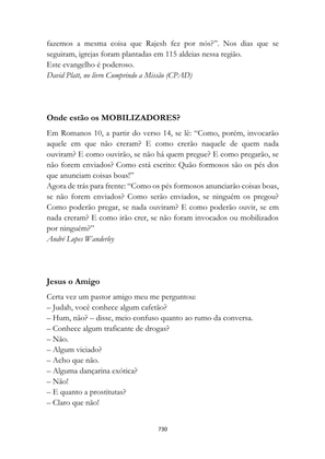 ALMANAQUE DO MOBILIZADOR MISSIONÁRIO – Mais de 1.000 páginas de recursos para ampliar a consciência missionária de sua igreja, grupo e família. — page 730