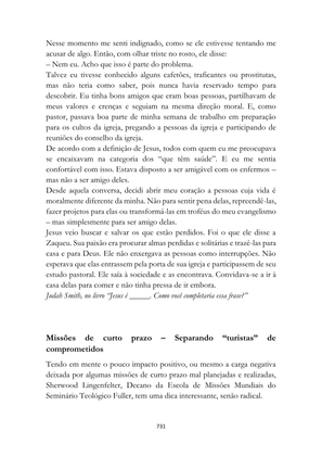 ALMANAQUE DO MOBILIZADOR MISSIONÁRIO – Mais de 1.000 páginas de recursos para ampliar a consciência missionária de sua igreja, grupo e família. — page 731