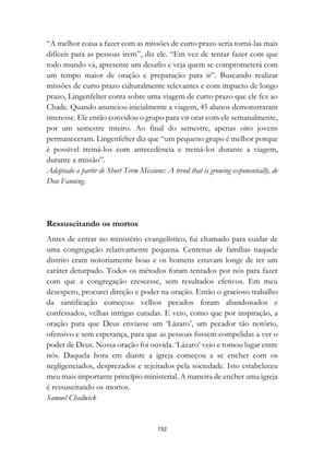 ALMANAQUE DO MOBILIZADOR MISSIONÁRIO – Mais de 1.000 páginas de recursos para ampliar a consciência missionária de sua igreja, grupo e família. — page 732