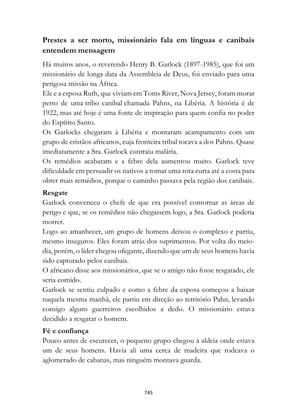 ALMANAQUE DO MOBILIZADOR MISSIONÁRIO – Mais de 1.000 páginas de recursos para ampliar a consciência missionária de sua igreja, grupo e família. — page 745
