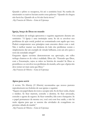 ALMANAQUE DO MOBILIZADOR MISSIONÁRIO – Mais de 1.000 páginas de recursos para ampliar a consciência missionária de sua igreja, grupo e família. — page 829