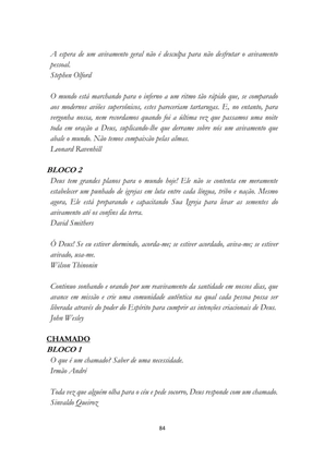 ALMANAQUE DO MOBILIZADOR MISSIONÁRIO – Mais de 1.000 páginas de recursos para ampliar a consciência missionária de sua igreja, grupo e família. — page 84