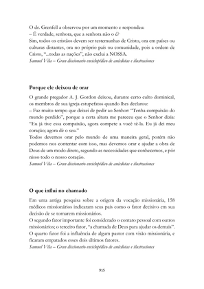 ALMANAQUE DO MOBILIZADOR MISSIONÁRIO – Mais de 1.000 páginas de recursos para ampliar a consciência missionária de sua igreja, grupo e família. — page 915