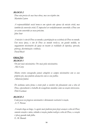 ALMANAQUE DO MOBILIZADOR MISSIONÁRIO – Mais de 1.000 páginas de recursos para ampliar a consciência missionária de sua igreja, grupo e família. — page 94