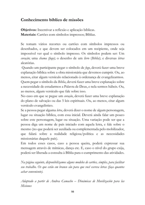 ALMANAQUE DO MOBILIZADOR MISSIONÁRIO – Mais de 1.000 páginas de recursos para ampliar a consciência missionária de sua igreja, grupo e família. — page 98