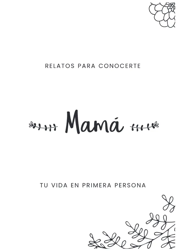 Album Relatos Mamá