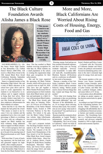 Thursday, May 14, 2026 |  Vol 40 No 9 — page 3
