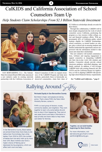 Thursday, May 14, 2026 |  Vol 40 No 9 — page 4