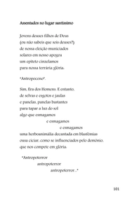 CARTAS E RETORNOS - Poemas - Sammis Reachers — page 101