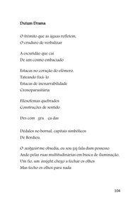 CARTAS E RETORNOS - Poemas - Sammis Reachers — page 104