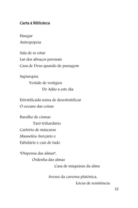 CARTAS E RETORNOS - Poemas - Sammis Reachers — page 12