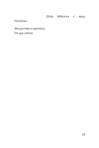 CARTAS E RETORNOS - Poemas - Sammis Reachers — page 13