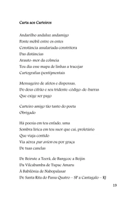CARTAS E RETORNOS - Poemas - Sammis Reachers — page 19
