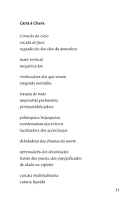 CARTAS E RETORNOS - Poemas - Sammis Reachers — page 21