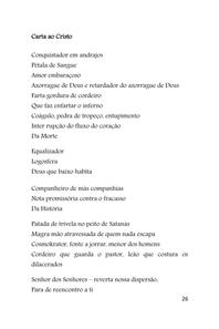 CARTAS E RETORNOS - Poemas - Sammis Reachers — page 26