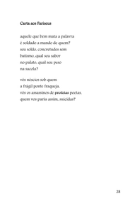CARTAS E RETORNOS - Poemas - Sammis Reachers — page 28