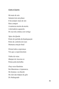 CARTAS E RETORNOS - Poemas - Sammis Reachers — page 36