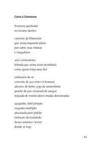 CARTAS E RETORNOS - Poemas - Sammis Reachers — page 41