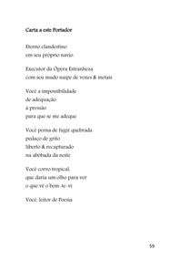CARTAS E RETORNOS - Poemas - Sammis Reachers — page 59