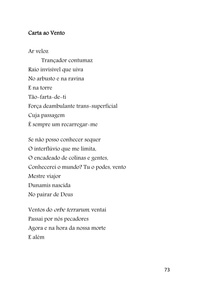 CARTAS E RETORNOS - Poemas - Sammis Reachers — page 73