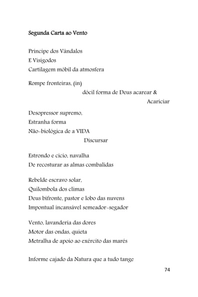 CARTAS E RETORNOS - Poemas - Sammis Reachers — page 74