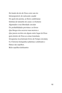 CARTAS E RETORNOS - Poemas - Sammis Reachers — page 92