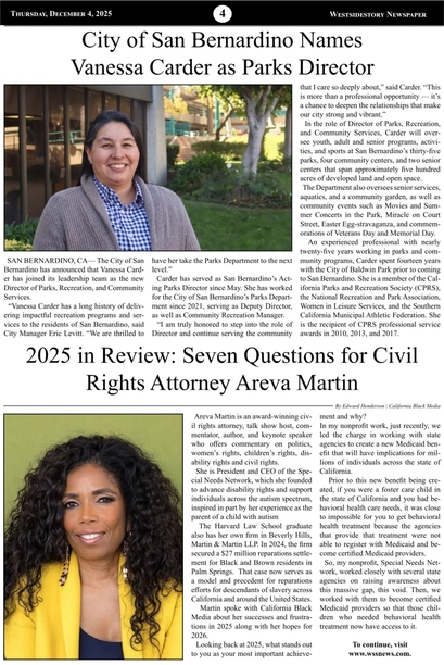 WSSNews | Volume 39 No. 38 — page 4