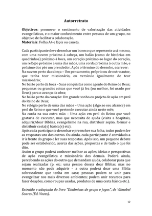 Dinâmicas Missionárias - Dinâmicas e quebra-gelos para promover a visão missionária em sua igreja, grupo e família — page 12