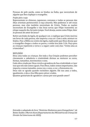 Dinâmicas Missionárias - Dinâmicas e quebra-gelos para promover a visão missionária em sua igreja, grupo e família — page 117