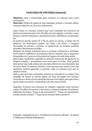 Dinâmicas Missionárias - Dinâmicas e quebra-gelos para promover a visão missionária em sua igreja, grupo e família — page 124
