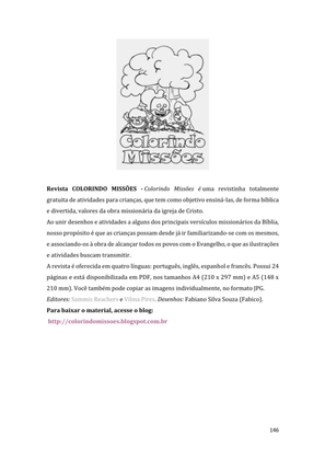 Dinâmicas Missionárias - Dinâmicas e quebra-gelos para promover a visão missionária em sua igreja, grupo e família — page 146