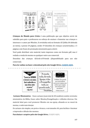 Dinâmicas Missionárias - Dinâmicas e quebra-gelos para promover a visão missionária em sua igreja, grupo e família — page 147