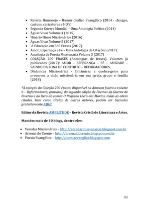 Dinâmicas Missionárias - Dinâmicas e quebra-gelos para promover a visão missionária em sua igreja, grupo e família — page 152