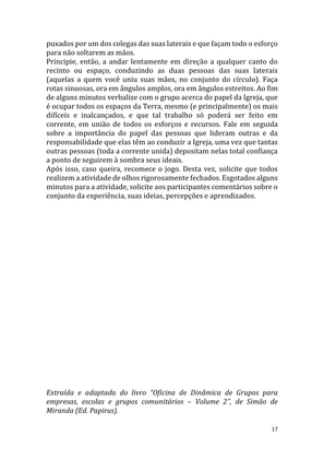 Dinâmicas Missionárias - Dinâmicas e quebra-gelos para promover a visão missionária em sua igreja, grupo e família — page 17